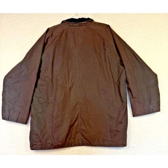 Peter Millar Jacket Brown Crown Waxed Cotton Safari Chore Coat Field XLarge XL - Picture 2 of 10